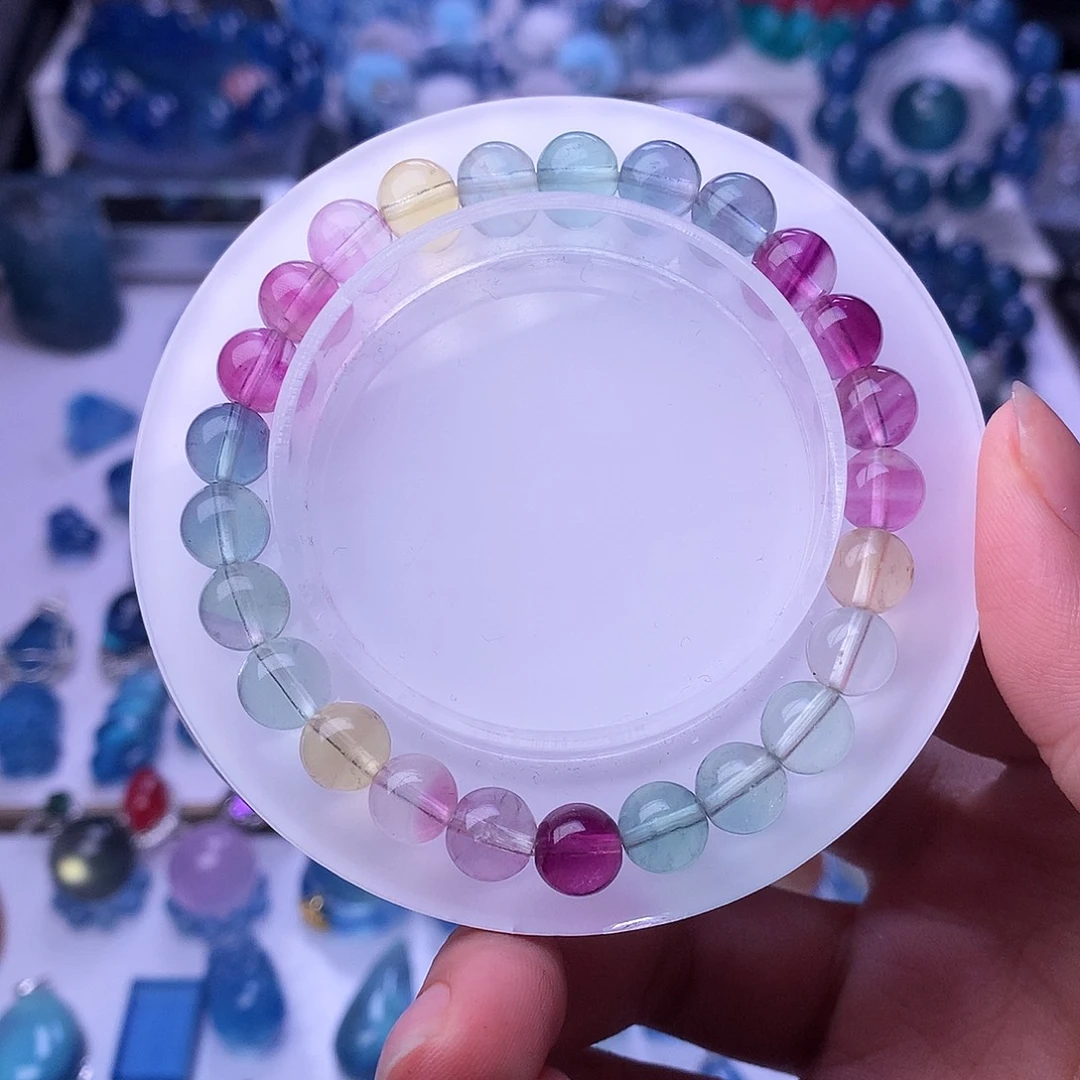 未镶嵌手链水晶多样性