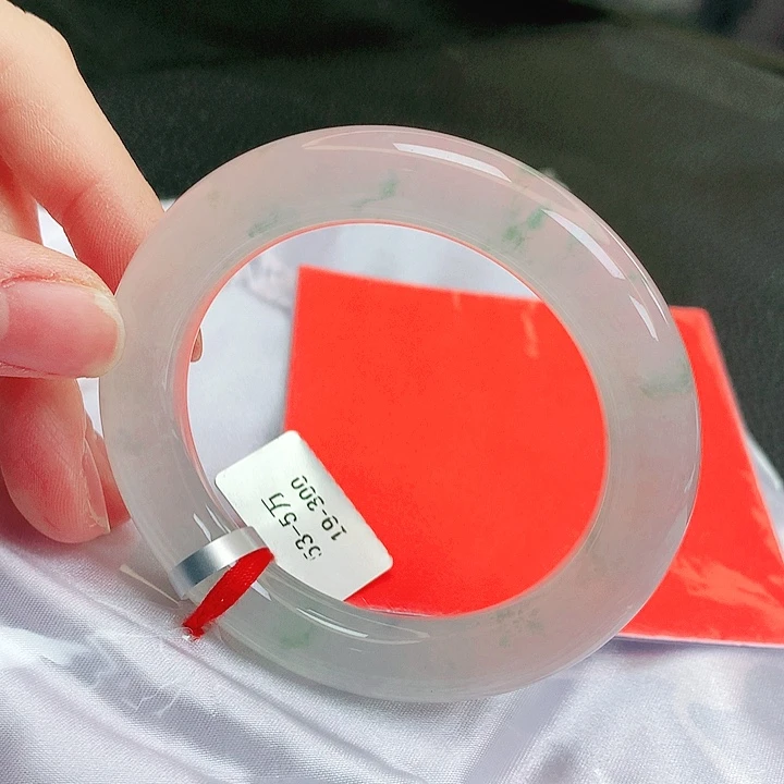 翡翠未镶嵌手镯缅甸天然a货翡翠手镯