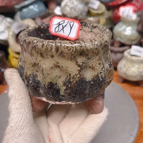 粗陶花盆手工花盆制作