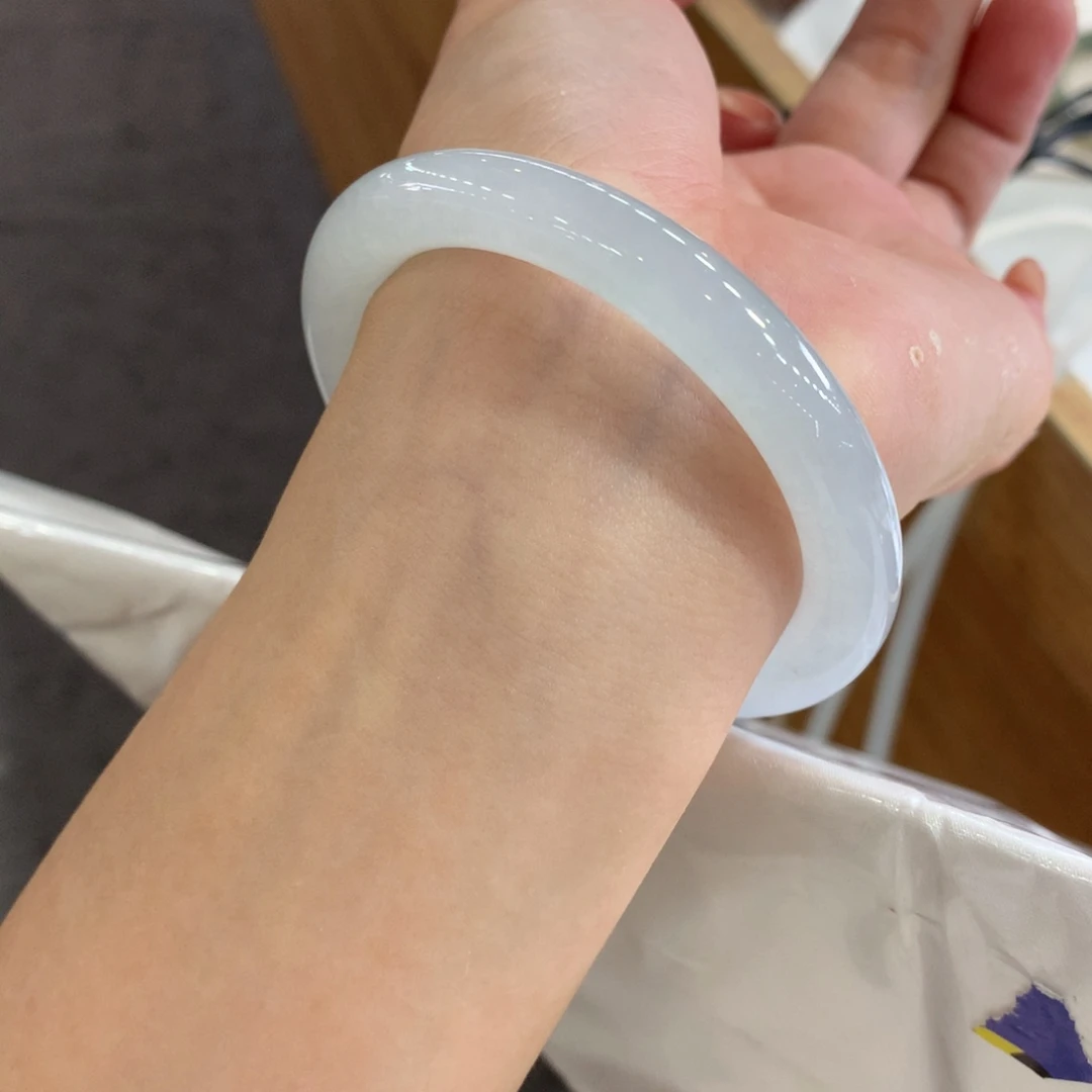 翡翠未镶嵌手镯天然Ａ货翡翠53/54