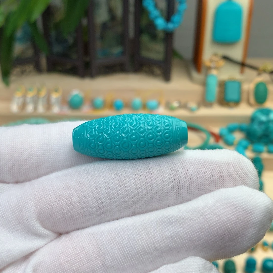 绿松石珠宝半成品未镶嵌