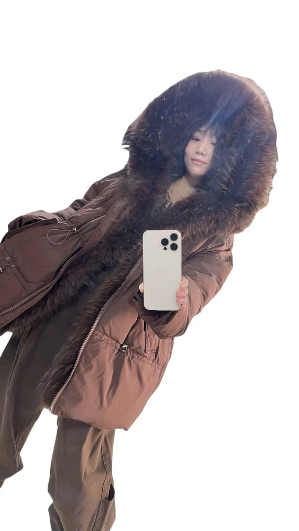 「EOMP推荐」冬季休闲时尚潮流宽松百搭洋气版女士外套-5163