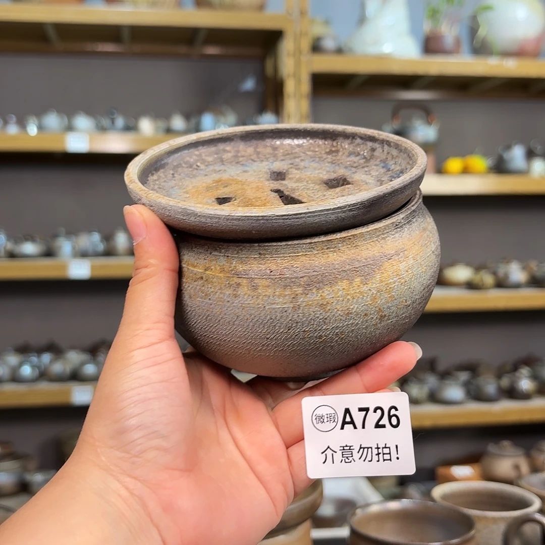 坭兴陶柴烧全手工原矿泥料杯