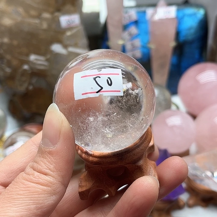 水晶161克水晶球未镶嵌