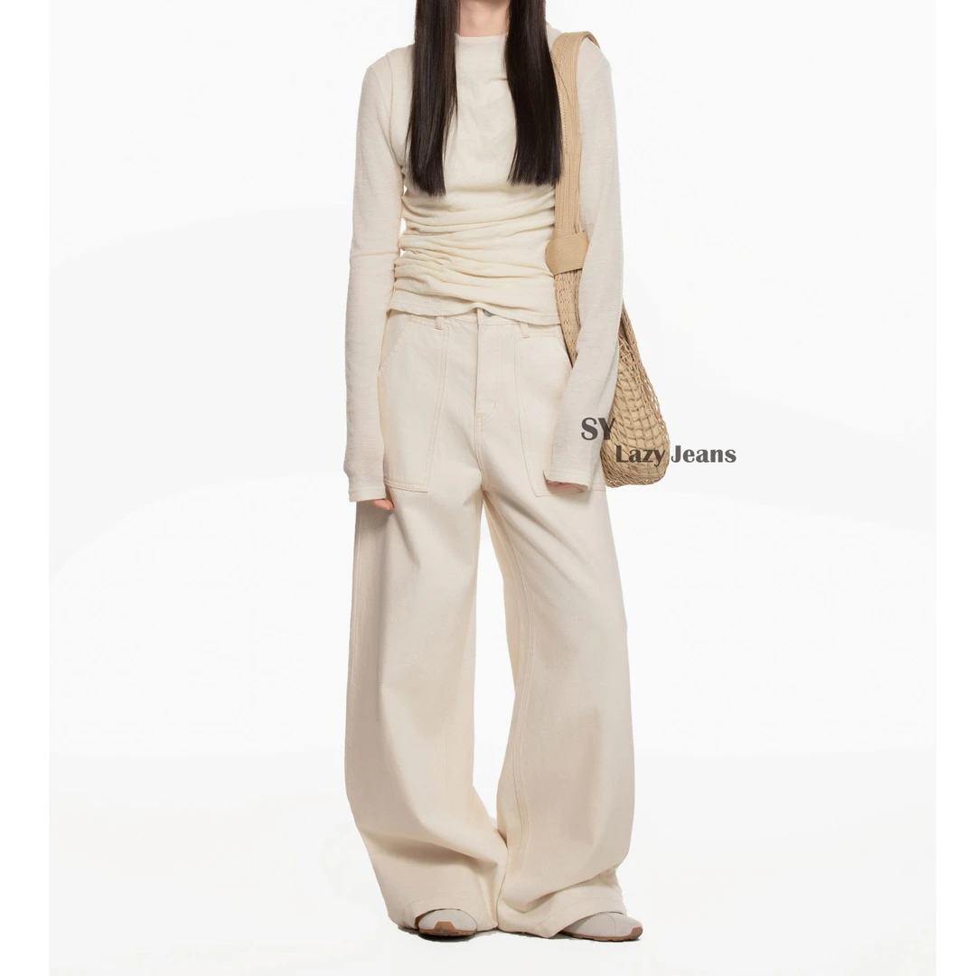 十三行SY-春夏福秒韩式简约阔腿百搭休闲裤#6229