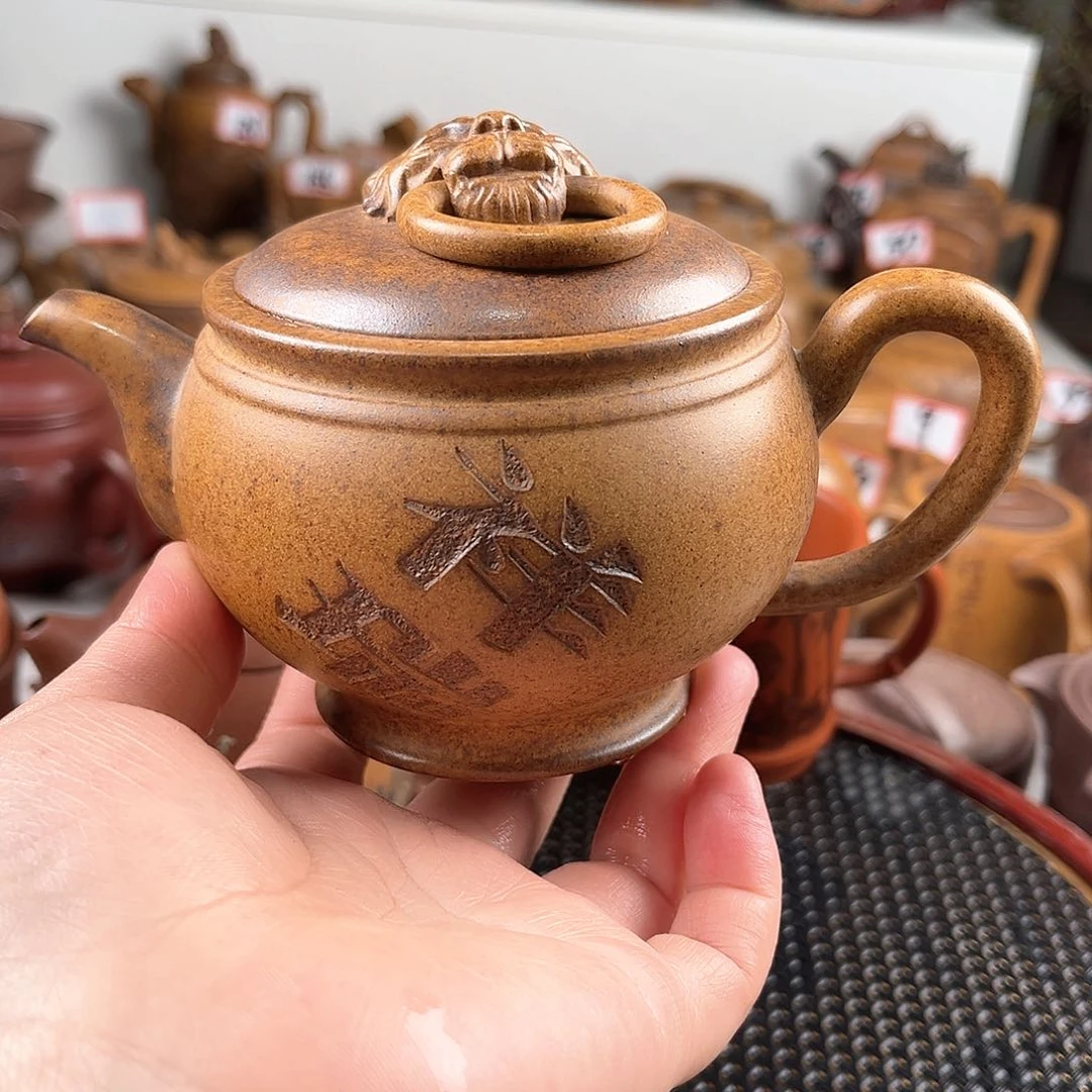 紫泥茶壶宜兴紫砂