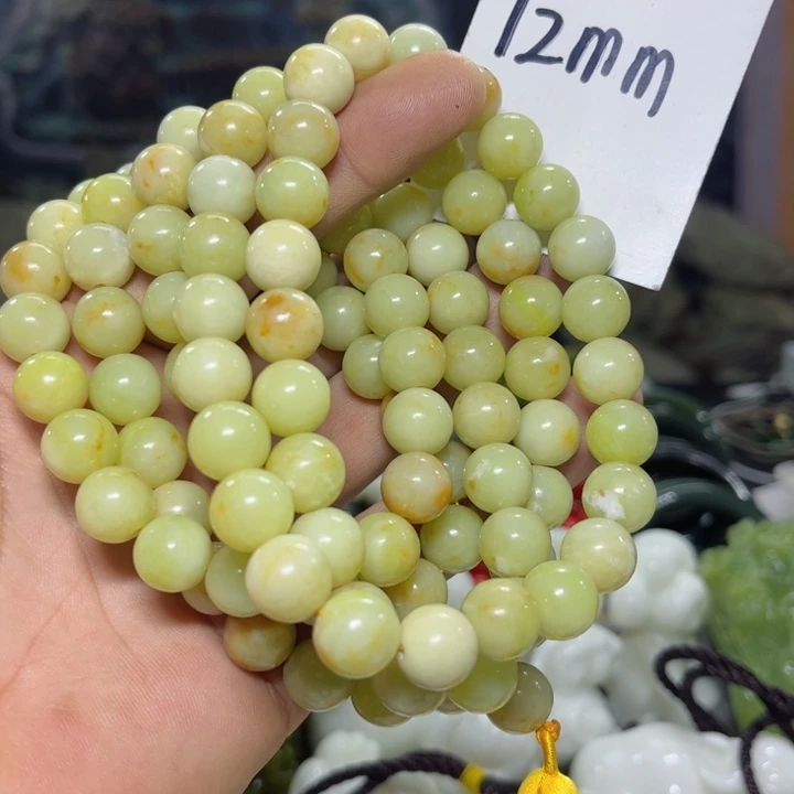 蛇纹石玉项链未镶嵌