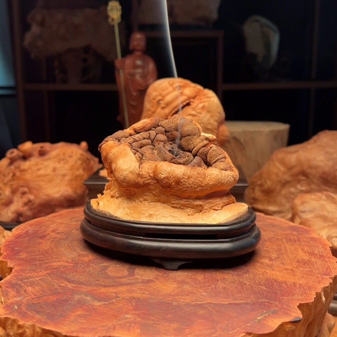 永***—荔枝木荔枝木随型香炉摆件268
