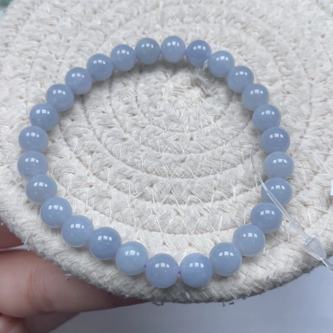 翡翠未镶嵌颈饰天然A货缅甸翡翠7.1mm