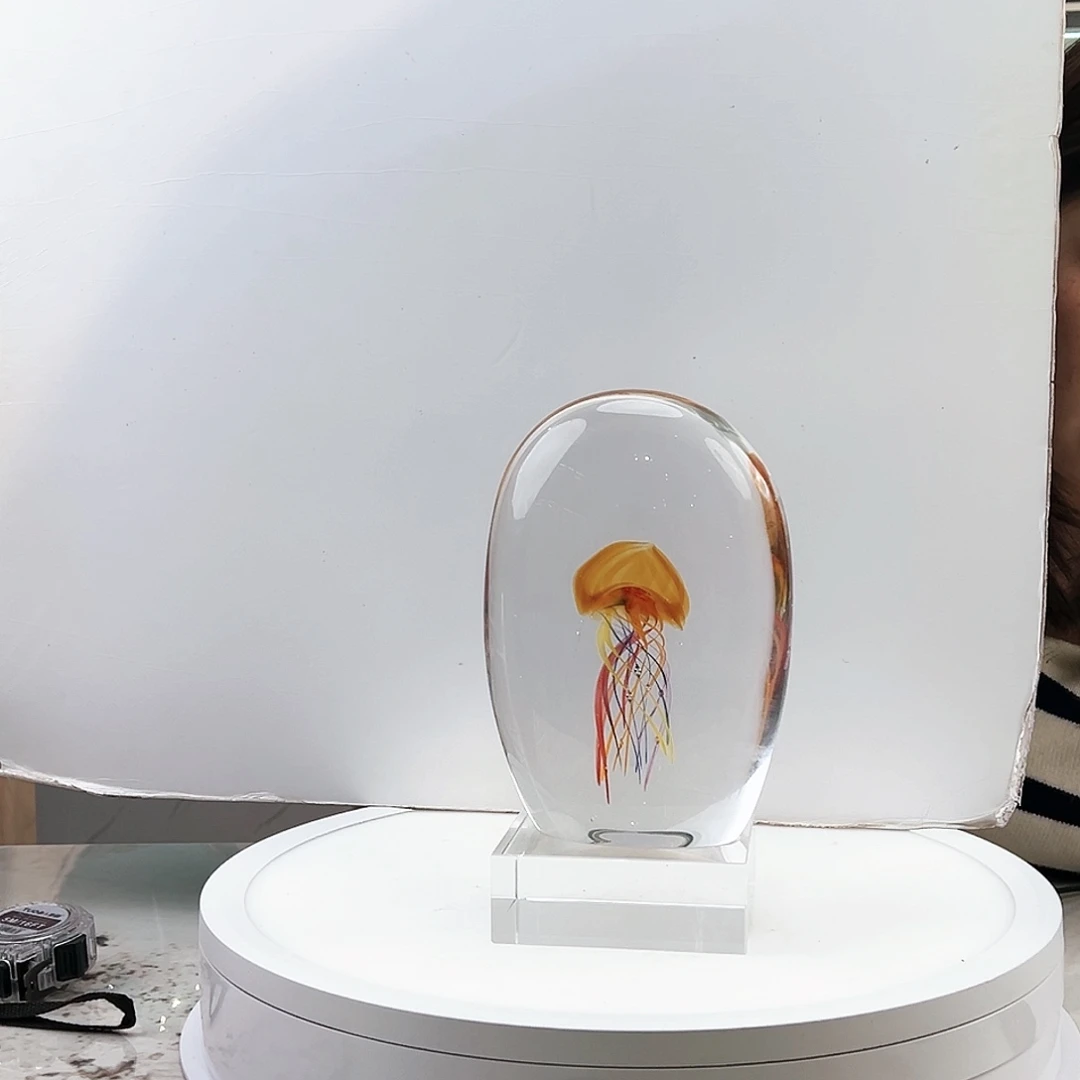 茶盏琉璃水晶摆件