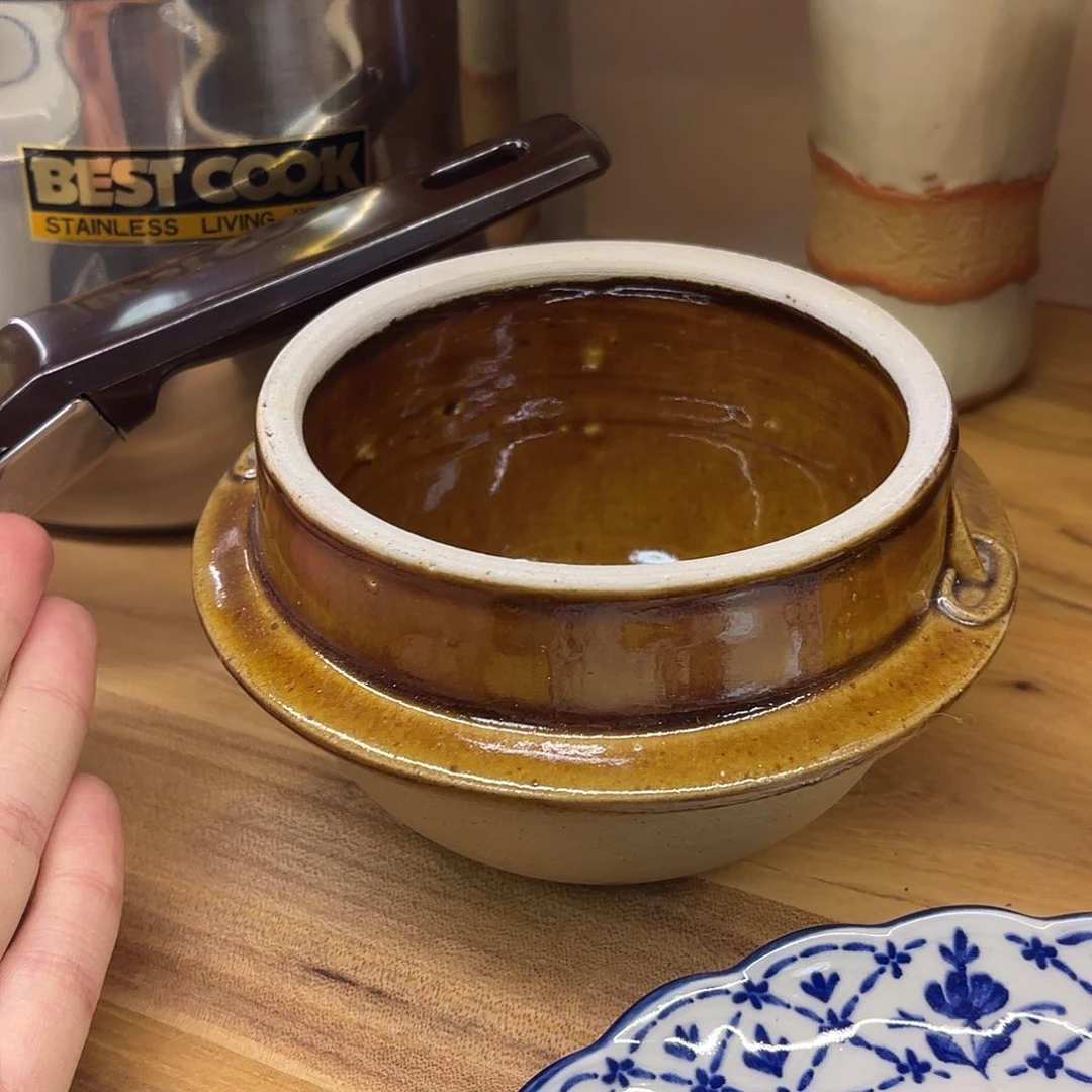 瓷片益子烧可明火小锅