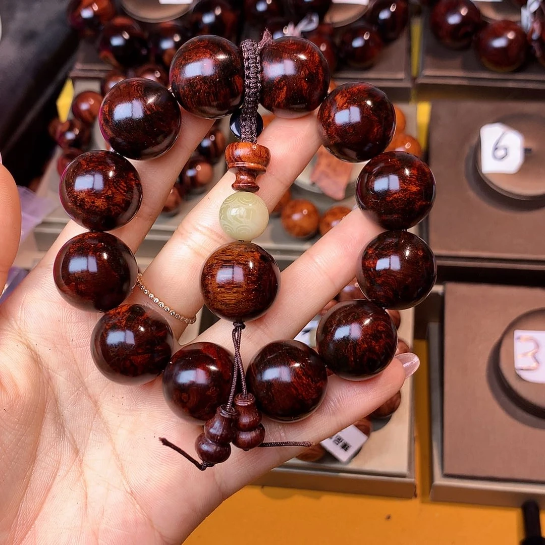 花梨木类手串/手链高货老料紫油梨土埋料2.0