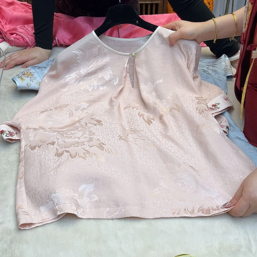 刺绣杭罗衣均码透气