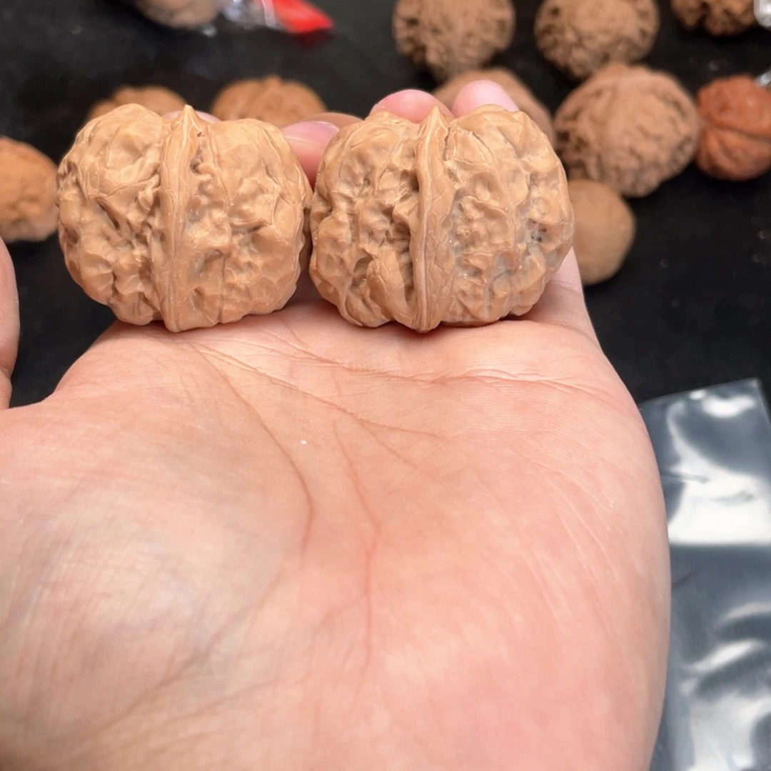 空***空桃核吊坠文玩核桃吊坠麻核桃5