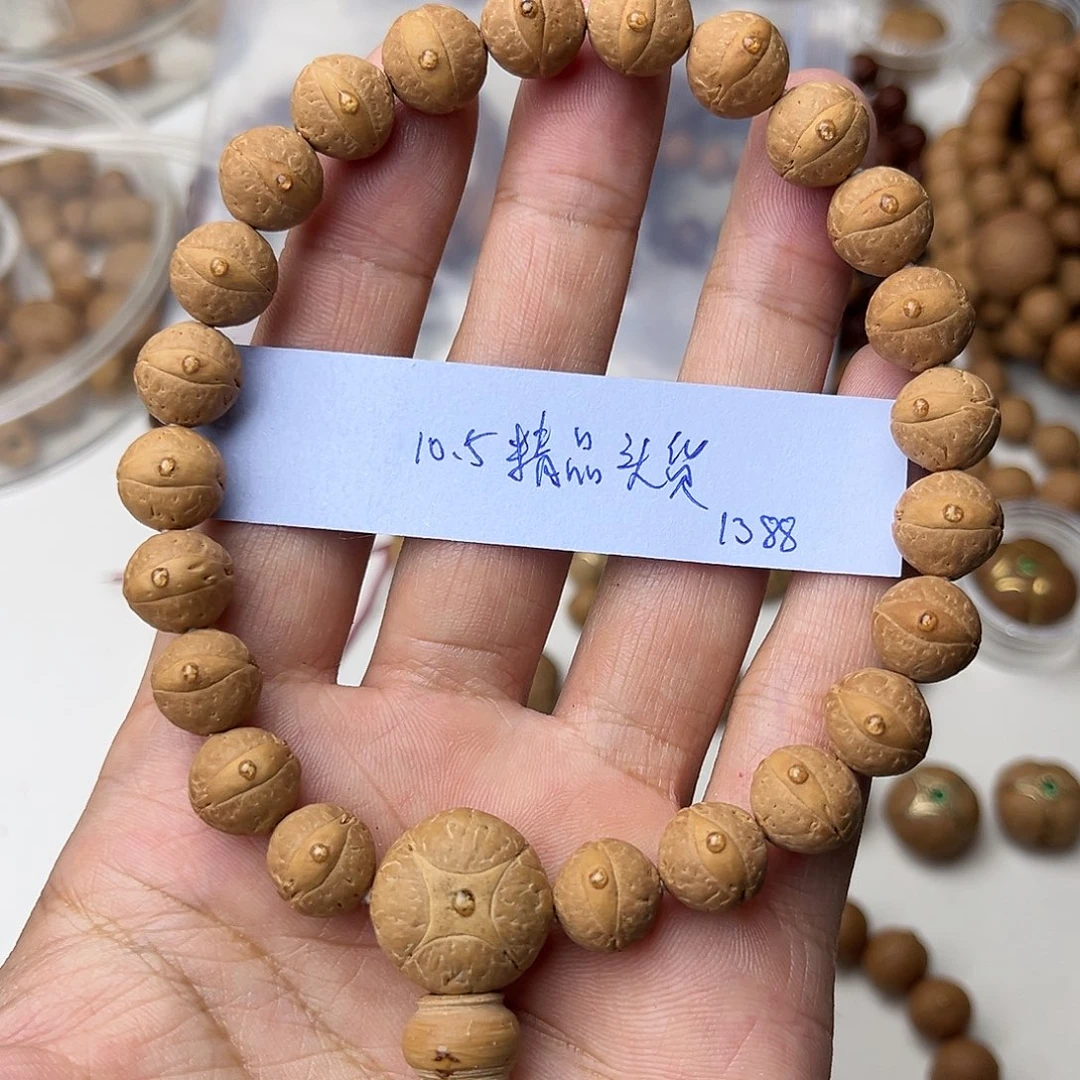 凤眼菩提手串精品正圆头货手串10.5