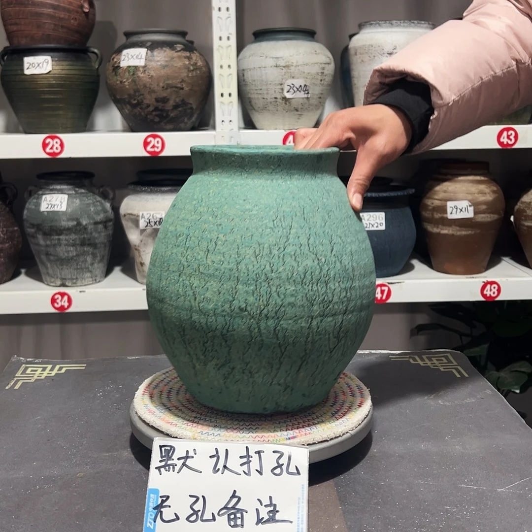 红陶113绿色无耳款无孔备注