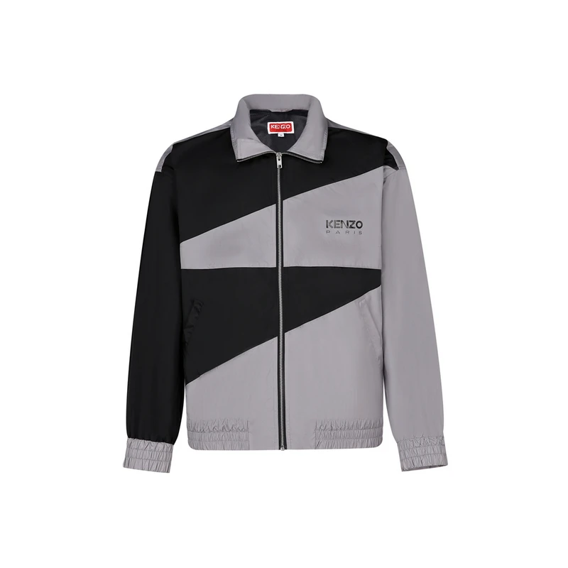 KENZO/肯佐早春男士经典拼色休闲拉链防风衣