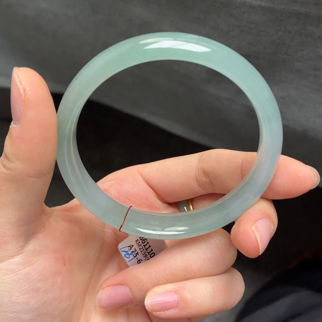 翡翠未镶嵌手镯天然