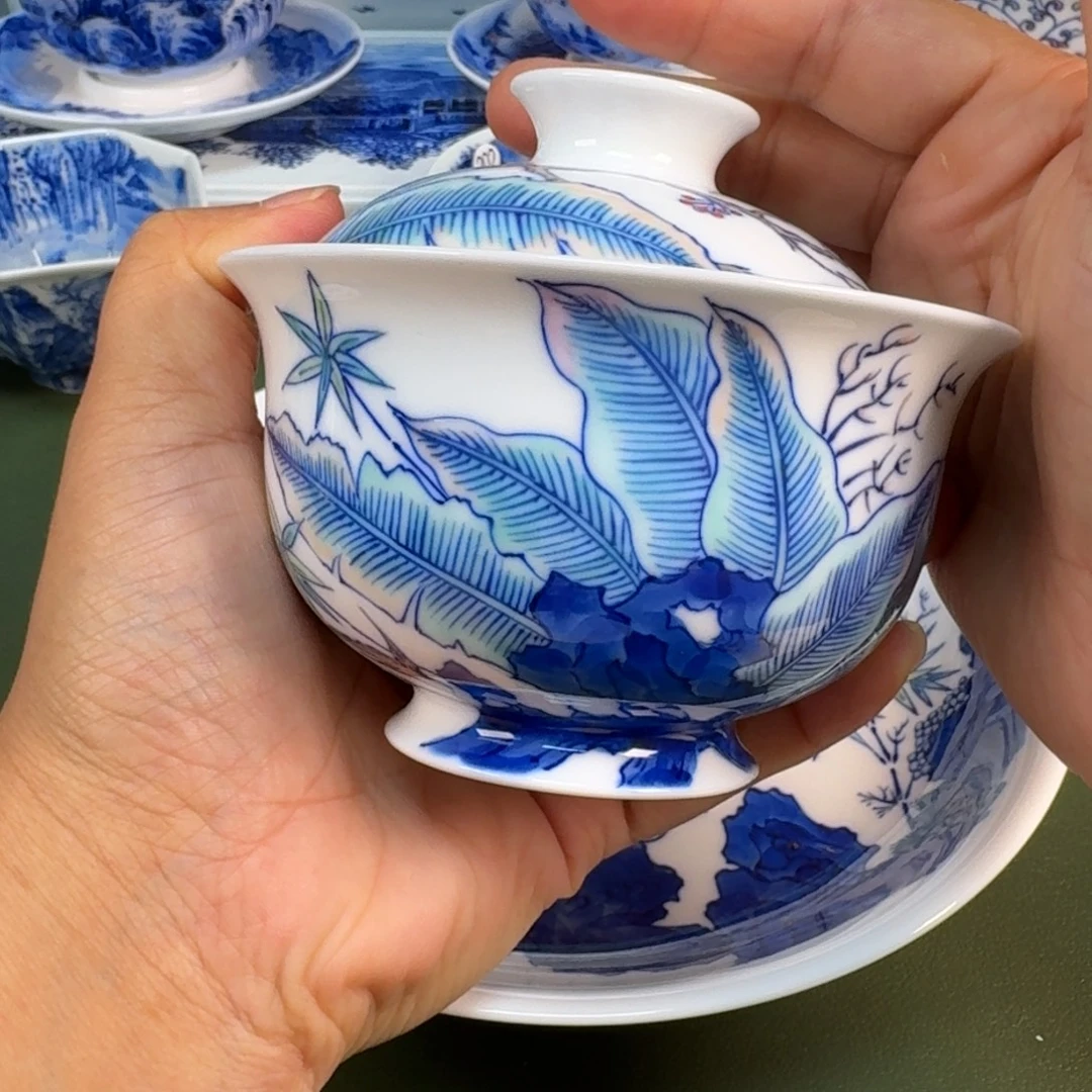 景德镇纯手绘茶具圆圆265
