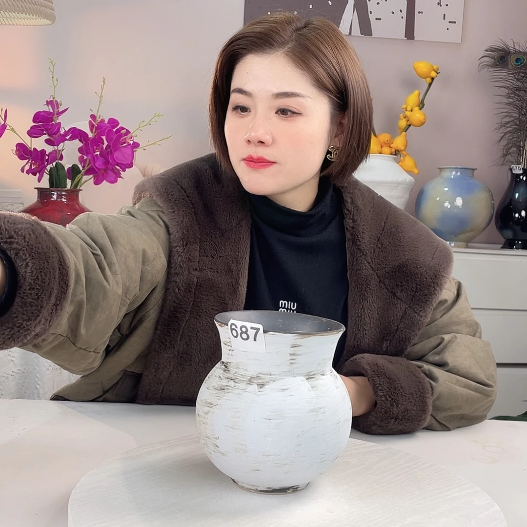 摆件有孔687景德镇陶瓷艺术精品