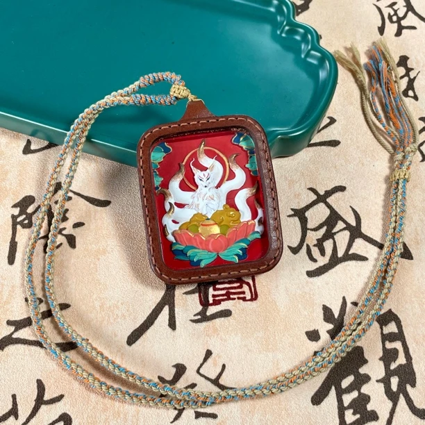 非金属布艺项链 B238 五台 九尾狐砂砂擦擦项链