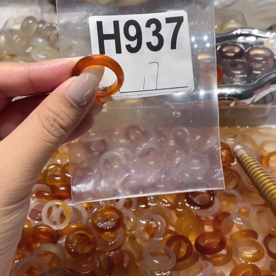 玛瑙/玉髓未镶嵌戒指937