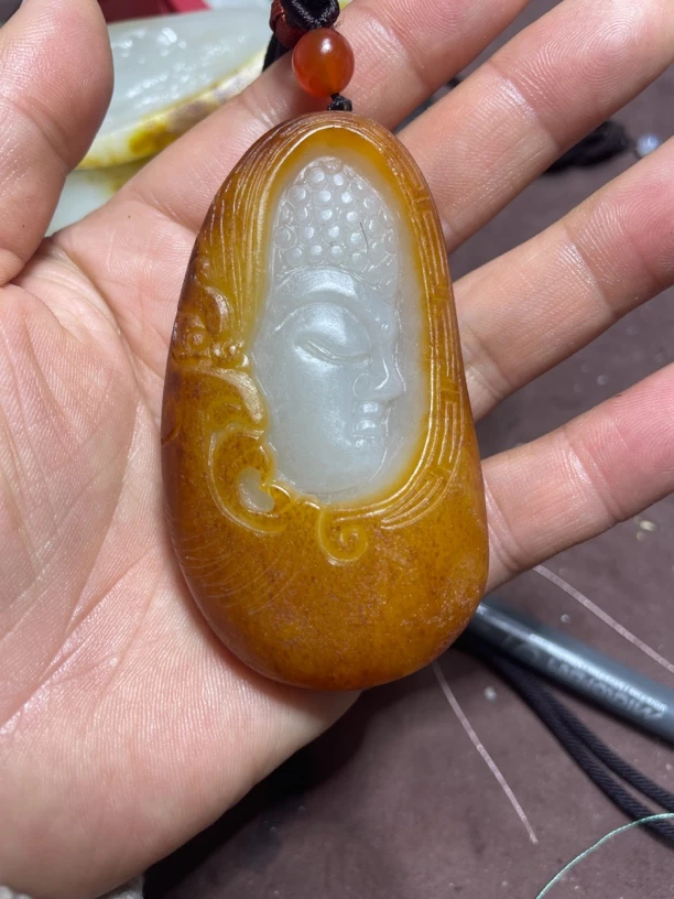 和田玉 把 件一 念