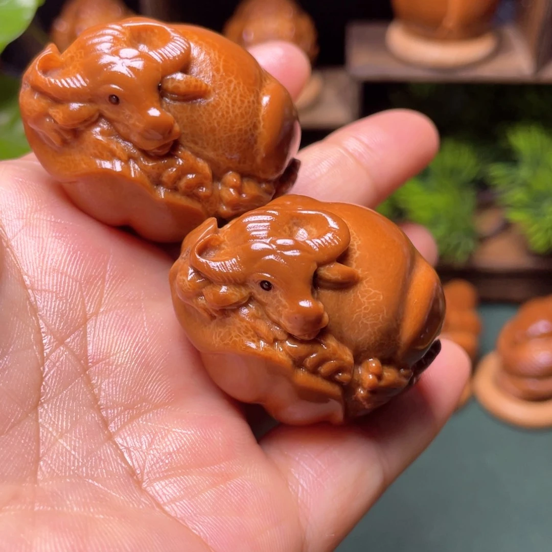 手串/手链橄榄核牛一对