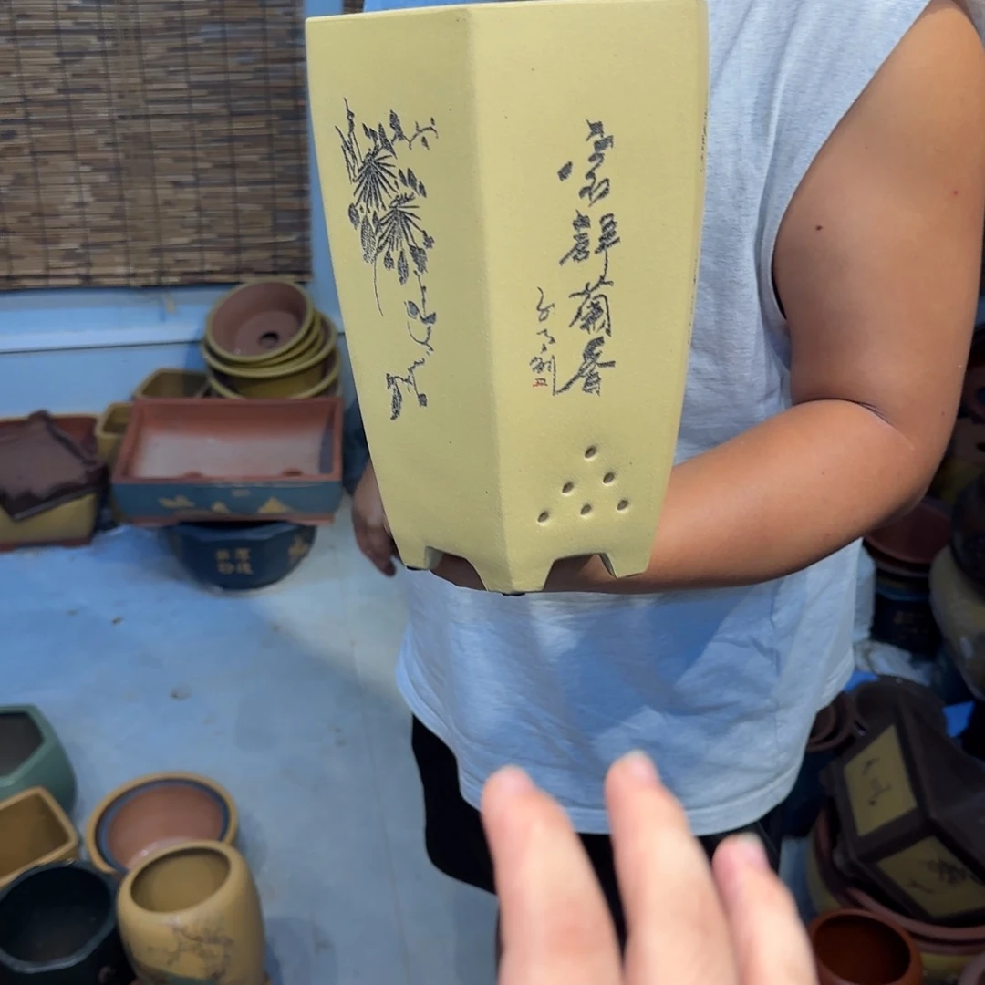 紫砂花盆口径15.20口径