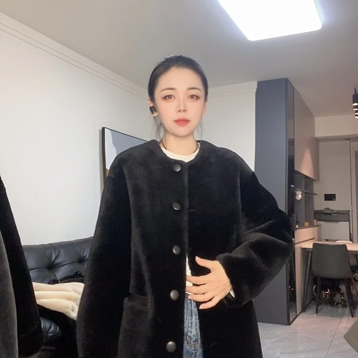 绵羊皮美丽奴皮毛一体M120斤左右