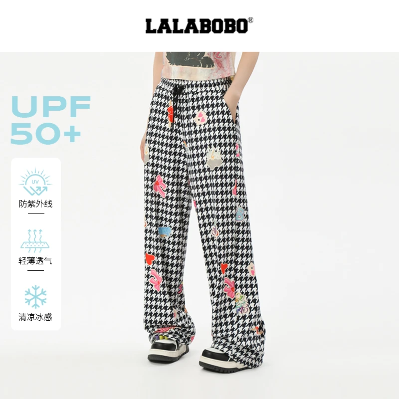 【芋总】LALABOBO25年春新款休闲宽松直筒休闲长裤RBEB-ZC26