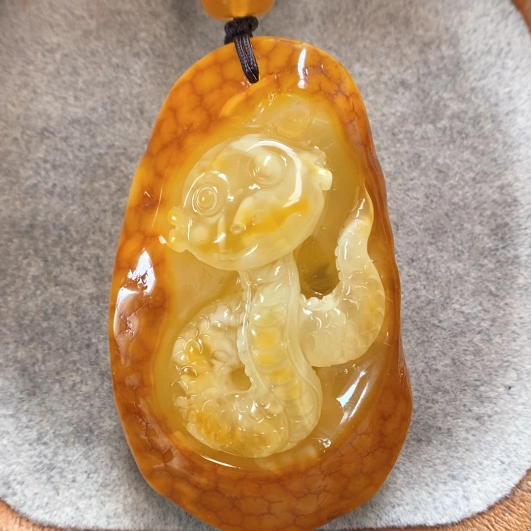 未镶嵌项链蜜蜡蜜蜡吊坠