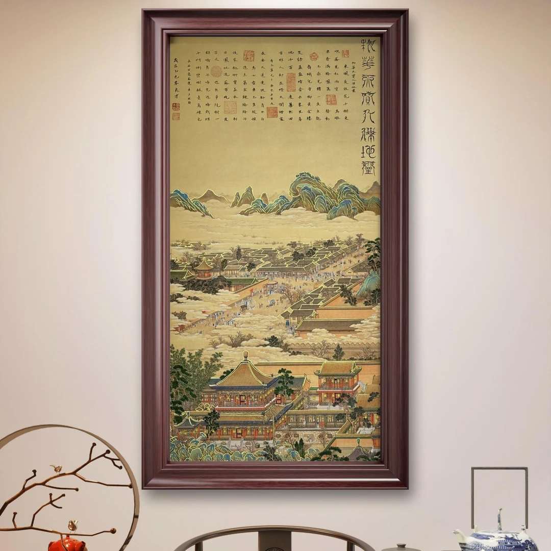 李良才先生原创作品《物华天宝人杰地灵》