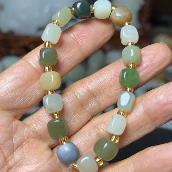 和田玉（糖玉）未镶嵌车挂