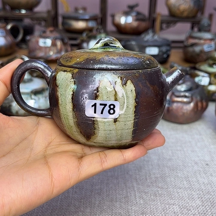 裸柴烧陶瓷手工茶器