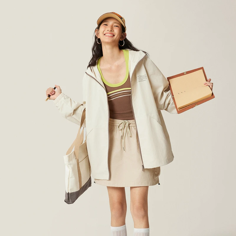 李宁正品2025男女同款运动休闲连帽上装夹克外套AFDV445