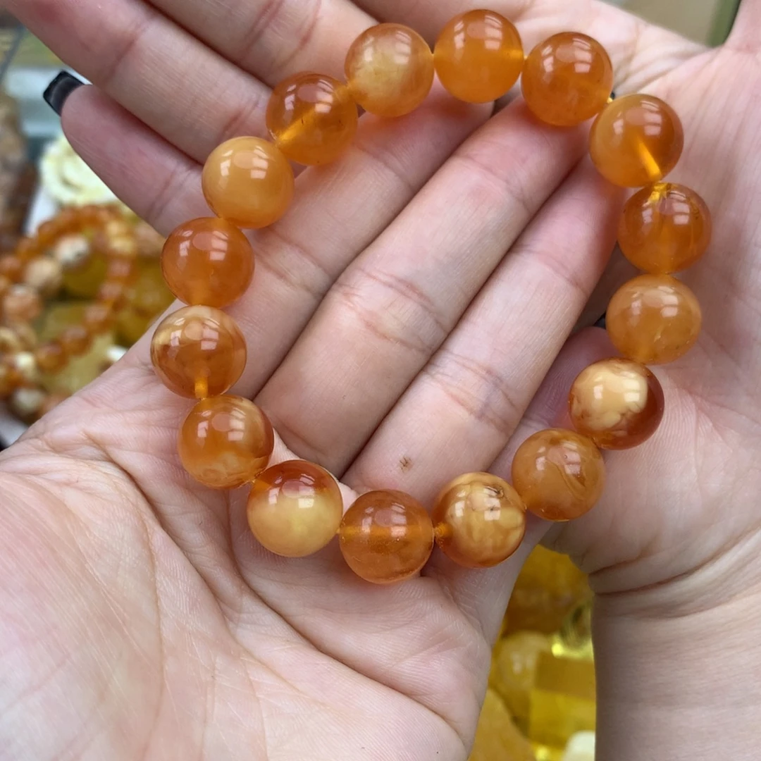 琥珀未镶嵌裸石12.7