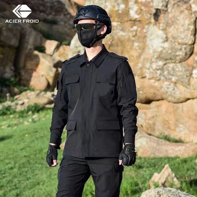 朗森凯2.1冬季加绒户外训练登山服防风防水保暖速干耐磨防泼水