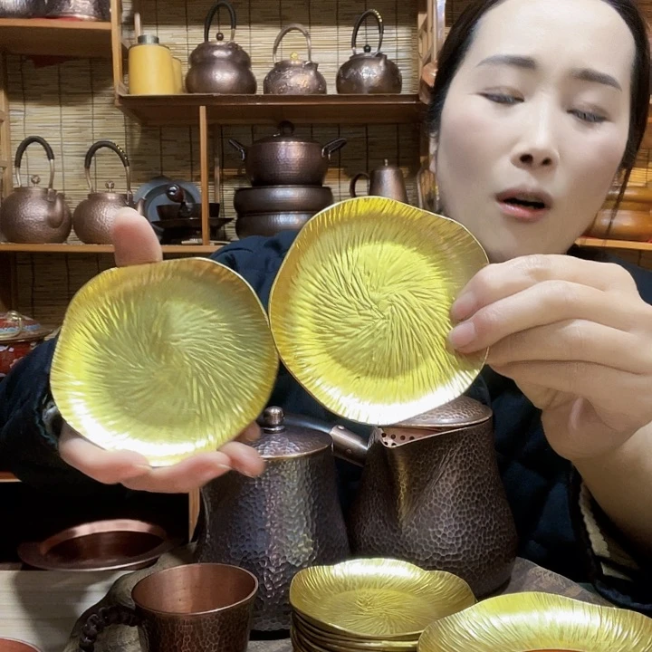 金属从****住黄铜1对杯垫