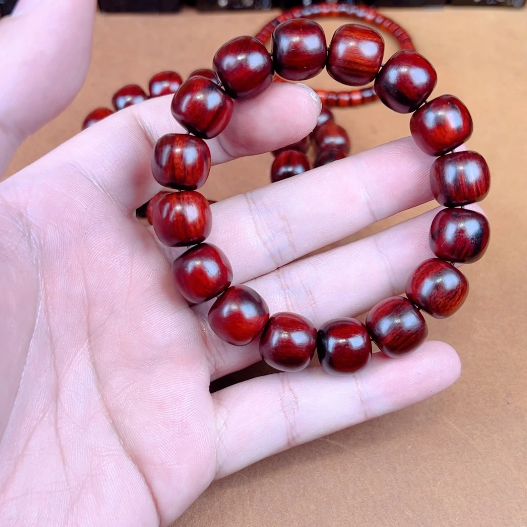 小叶紫檀手串/手链1314鳞底火焰纹