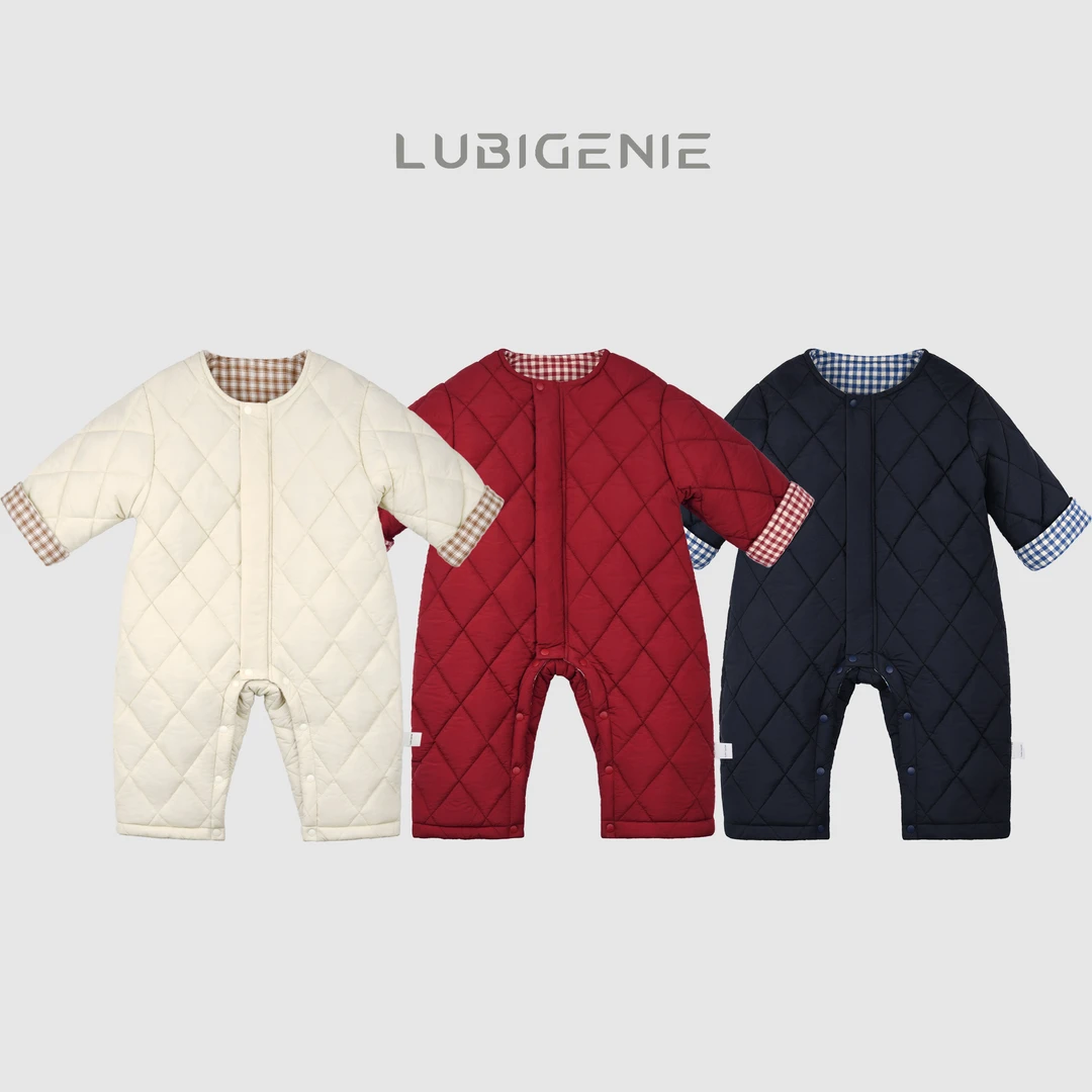 【潘先生高定】改良升级版200G加厚拉链防风面料婴儿连体棉服