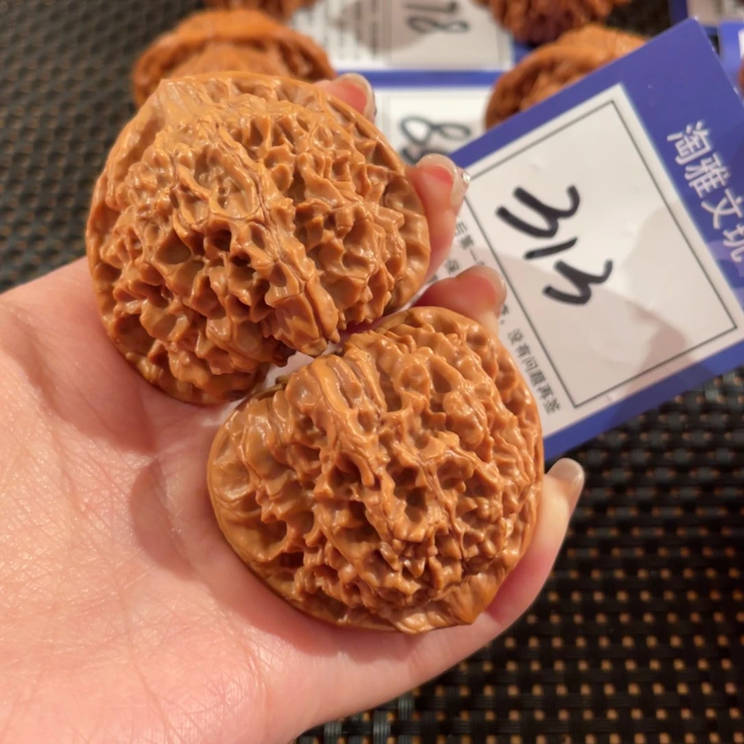 文玩核桃把件313号45尺官帽