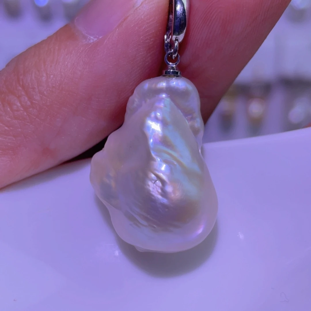 天然淡水珍珠吊坠未镶嵌淡水珍珠