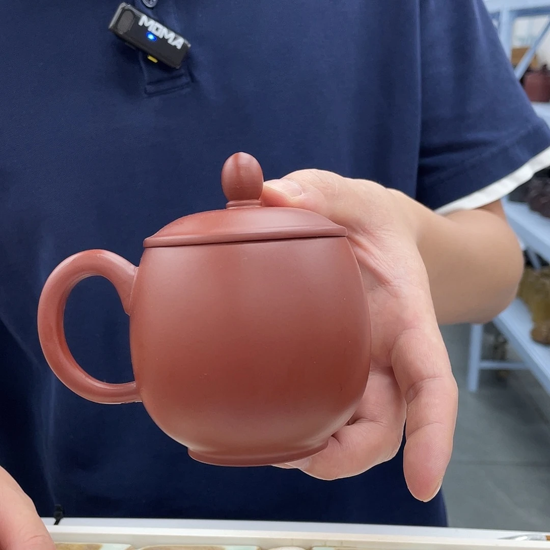 茶杯紫砂红小龙蛋