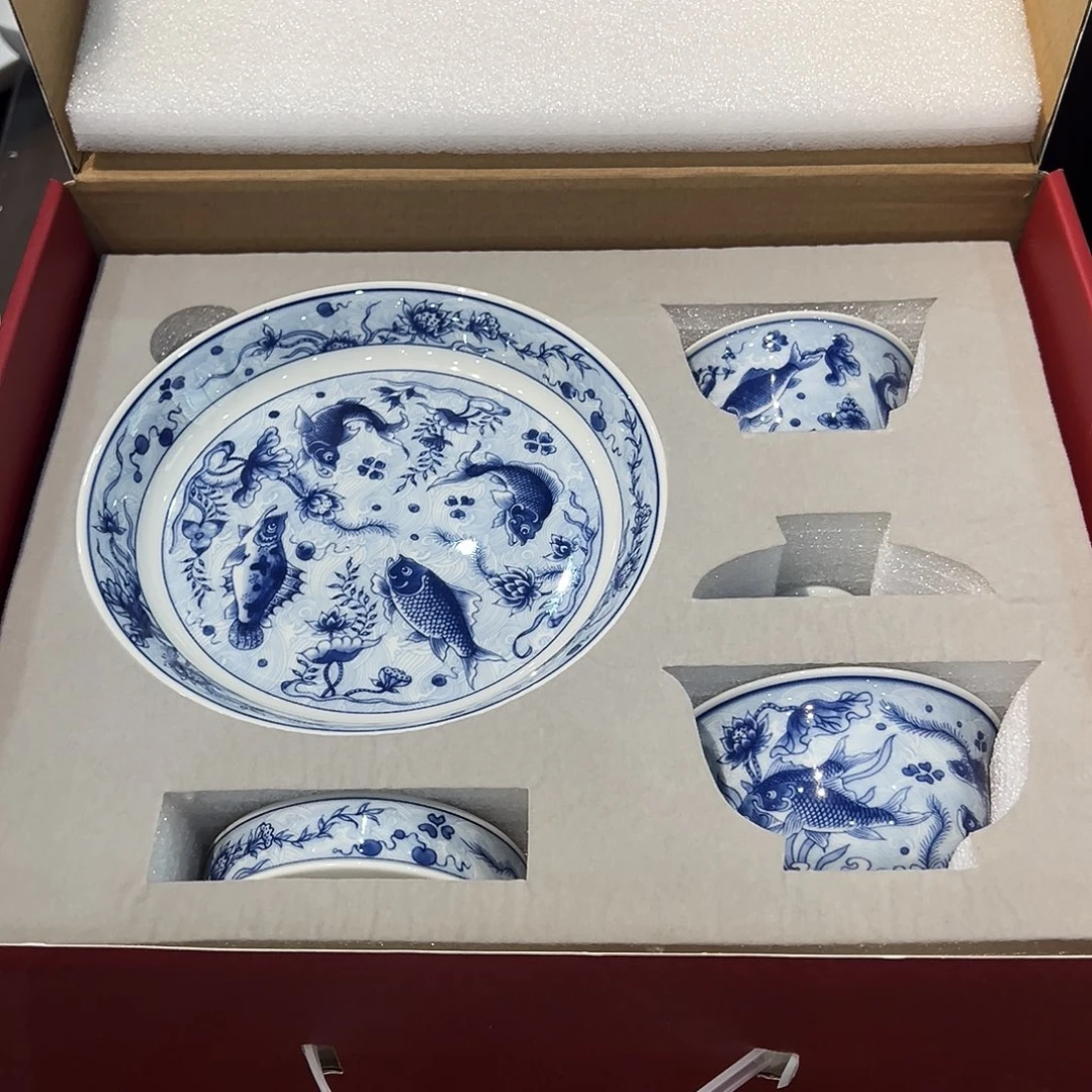 晓隐匠志贴花鱼藻套组