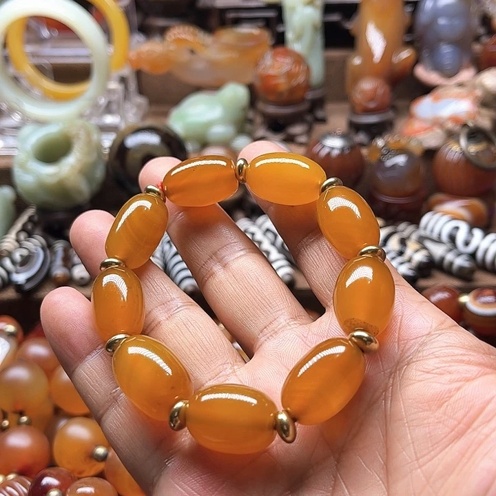 玛瑙/玉髓车挂未镶嵌