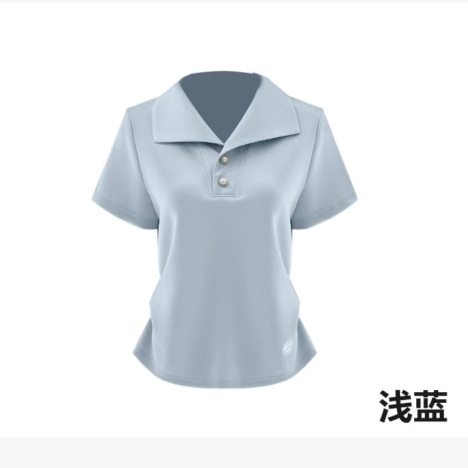 【拉K家】莱赛尔舒适亲肤遮肉0369显瘦弹力短袖-324-325-326-327