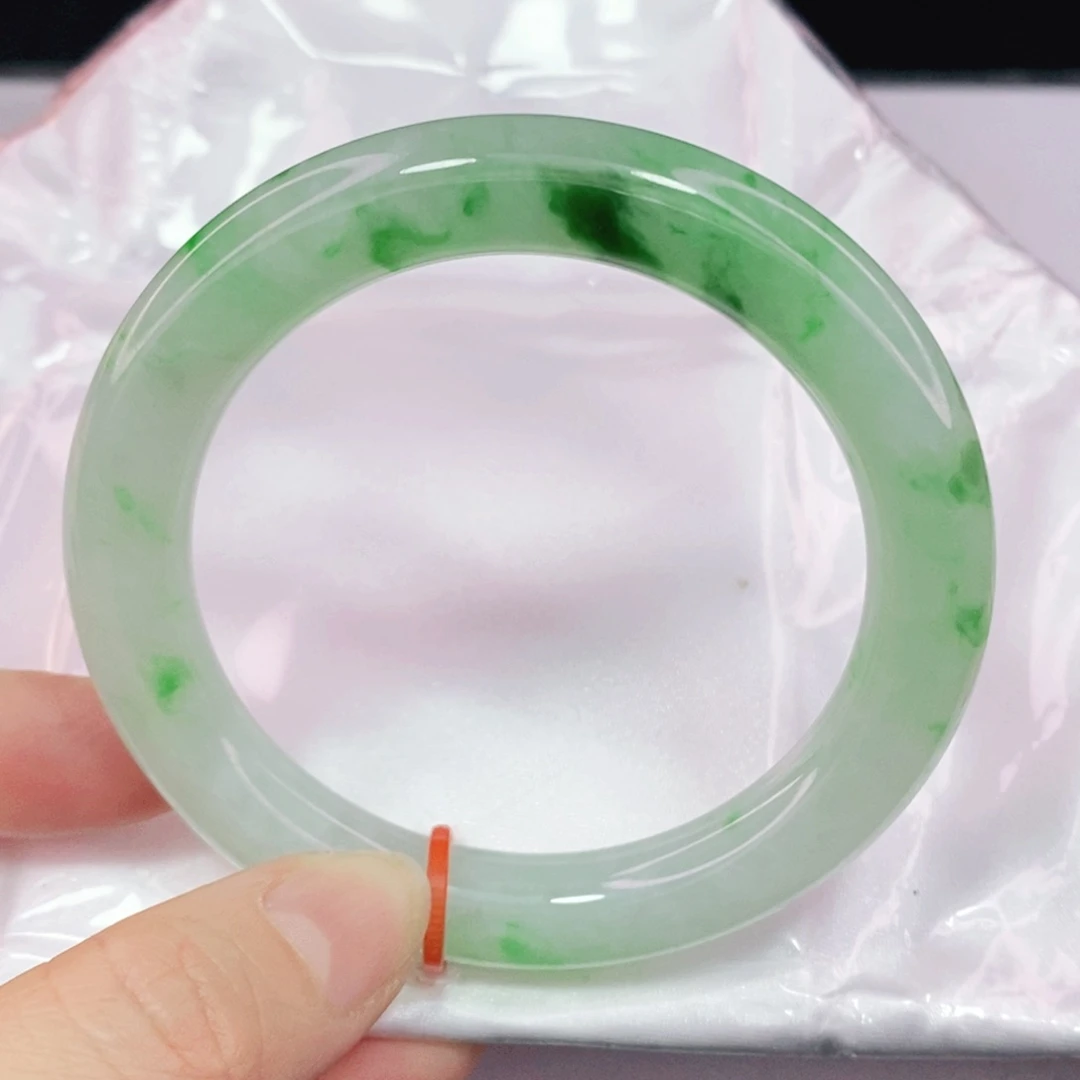 未镶嵌手镯翡翠55.8圆镯