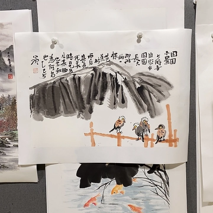 国画手写手绘作品200