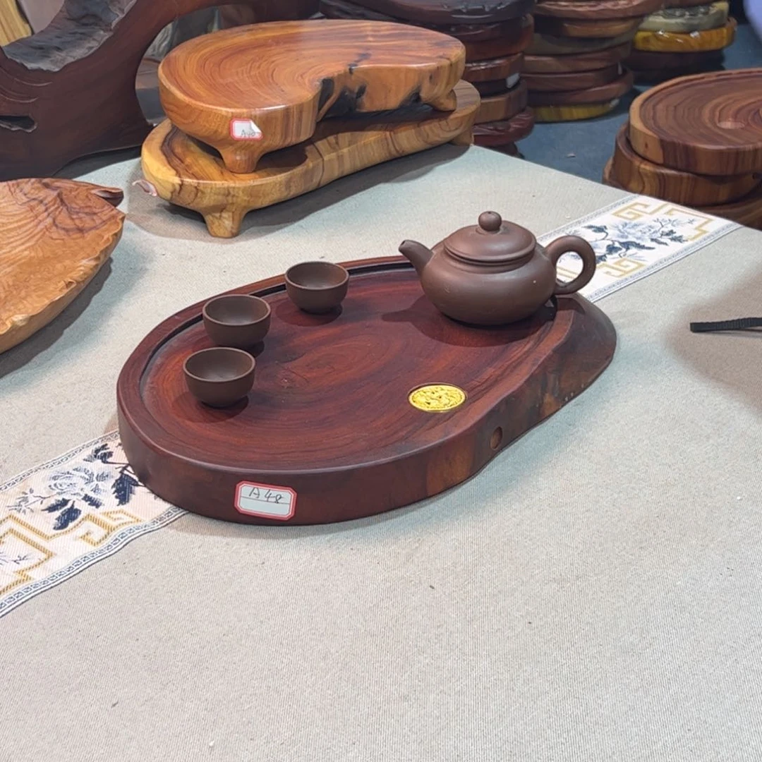 香樟木原木茶盘木头